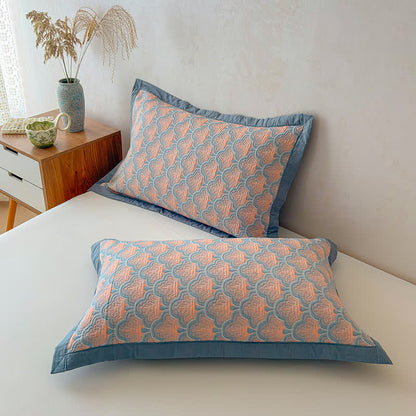 Ownkoti Jacquard Sea Shell 3-Layer Muslin Cotton Quilt - image 7