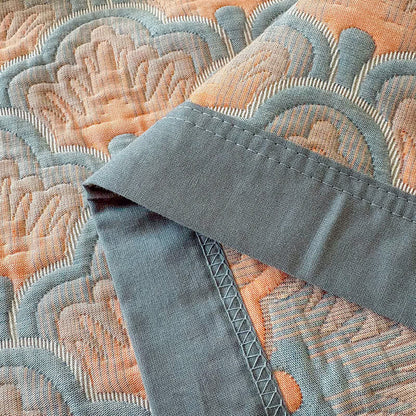 Ownkoti Jacquard Sea Shell 3-Layer Muslin Cotton Quilt - image 11