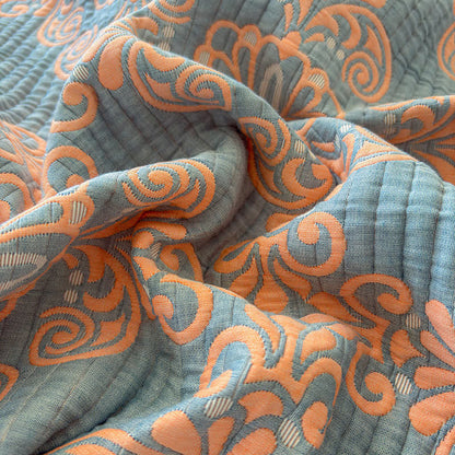 Ownkoti Vintage 3-Layer Muslin Cotton Bedspread Quilt - image 12