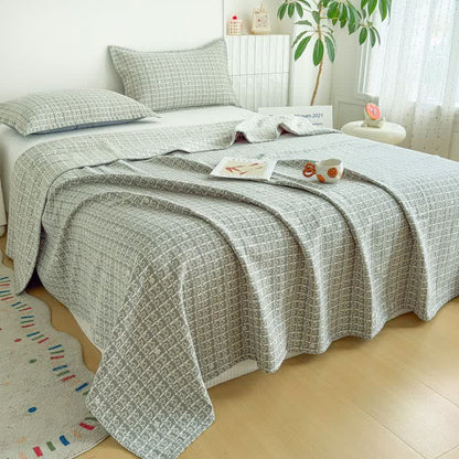 Ownkoti Modern Geometric Pattern Jacquard Cotton Quilt - image 10