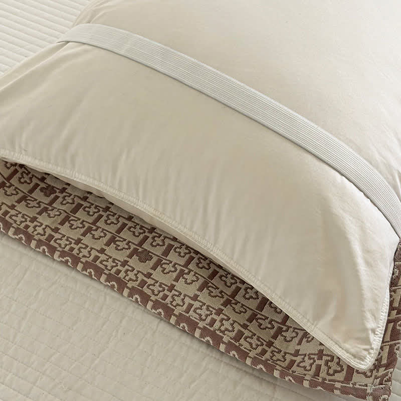 Ownkoti Modern Geometric Pattern Jacquard Cotton Quilt - image 7