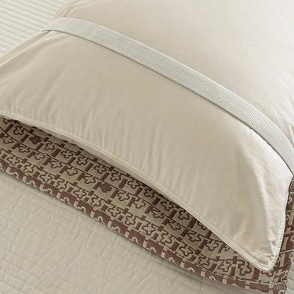 Ownkoti Modern Geometric Pattern Jacquard Cotton Quilt - image 7