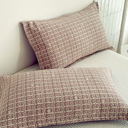 Ownkoti Modern Geometric Pattern Jacquard Cotton Quilt - image 6