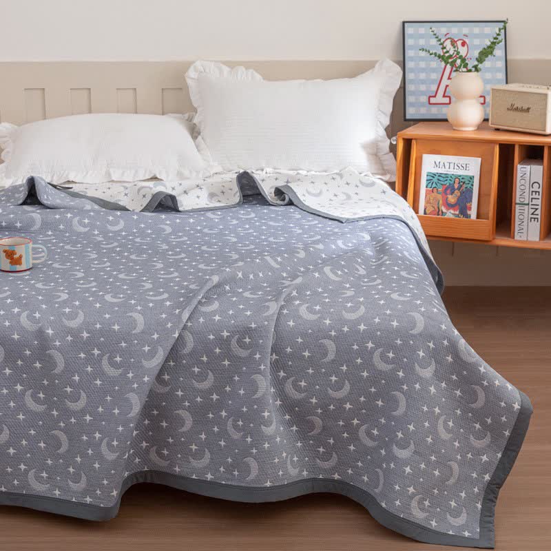 Ownkoti Reversible Moon & Star Cotton Quilt - image 5