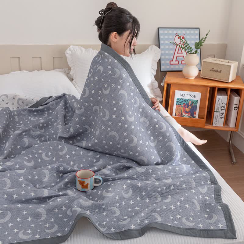 Ownkoti Reversible Moon & Star Cotton Quilt - image 10