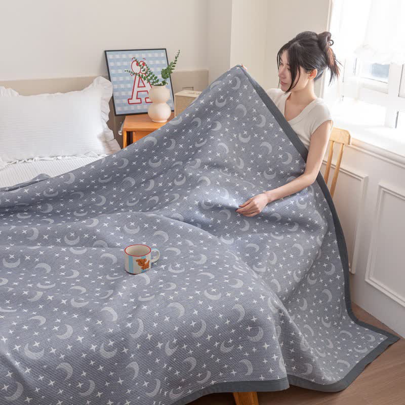Ownkoti Reversible Moon & Star Cotton Quilt - image 11