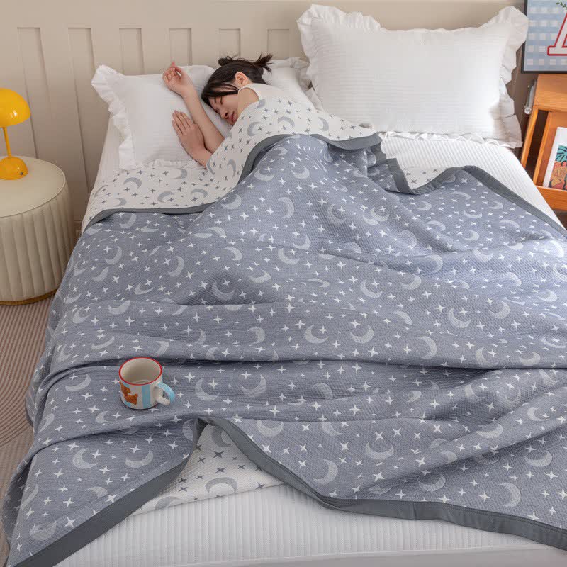 Ownkoti Reversible Moon & Star Cotton Quilt - image 8