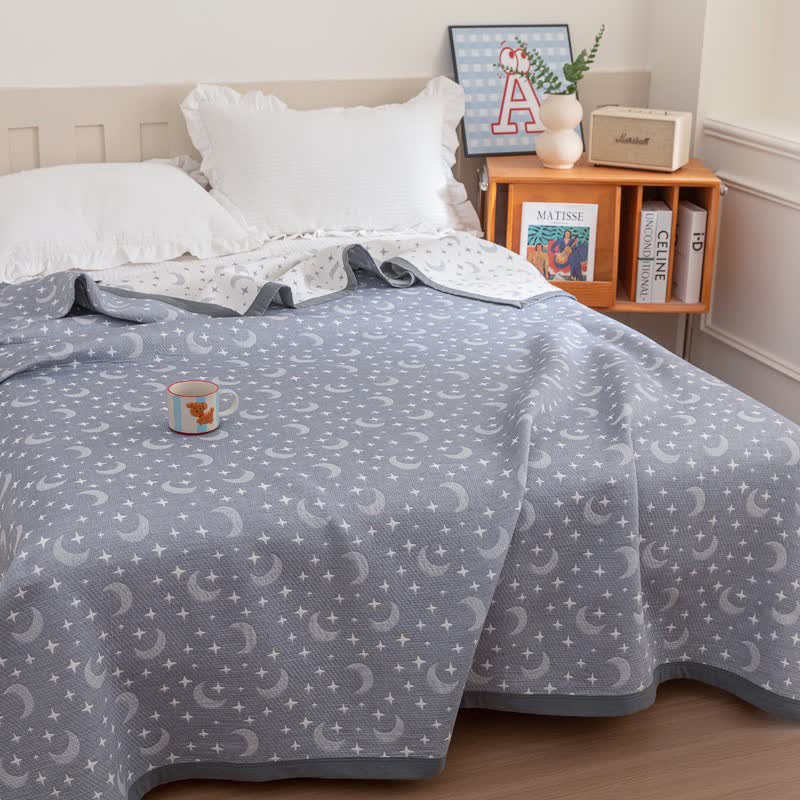 Ownkoti Reversible Moon & Star Cotton Quilt - image 6
