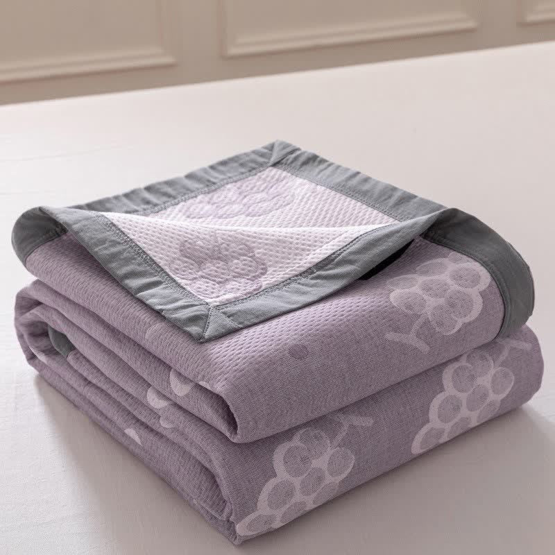 Ownkoti Reversible Purple Grape Cotton Quilt - image 3