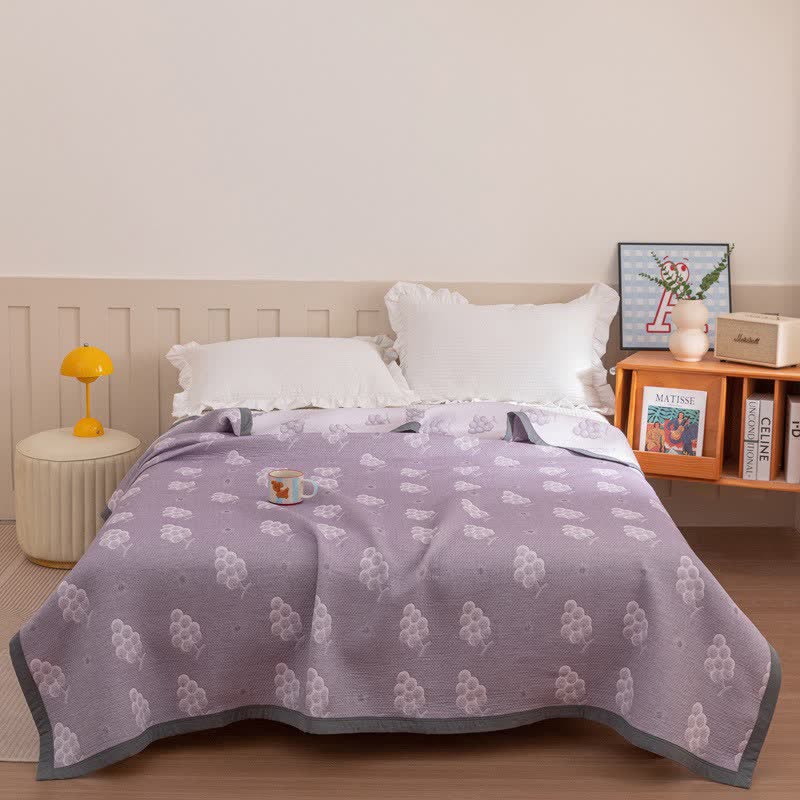 Ownkoti Reversible Purple Grape Cotton Quilt - image 2