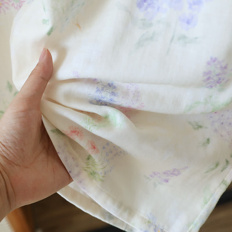 Ownkoti Floral Cotton Double Gauze Lounge Set - image 6