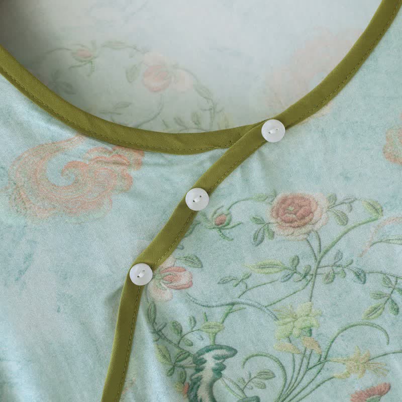 Ownkoti Oriental Traditional Floral Women's Pajamas - image 3