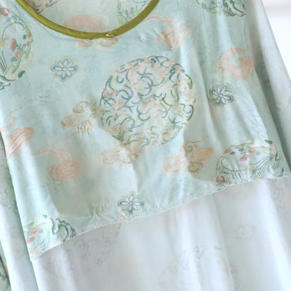 Ownkoti Oriental Traditional Floral Women's Pajamas - image 4