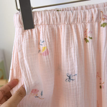 Ownkoti Ruffled Ditsy Floral Cotton Cami Pajamas - image 8
