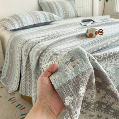 Ownkoti Fair Isle Style Cotton Gauze Quilt - image 2