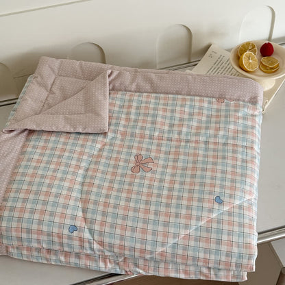 Ownkoti Washed Cotton Pastel Plaid Bedding Set - image 3