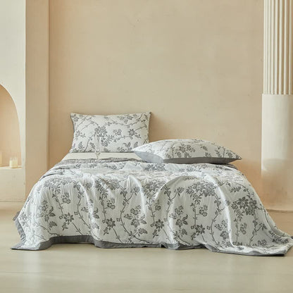Ownkoti Branch & Floral Reversible Quilt Set - image 1