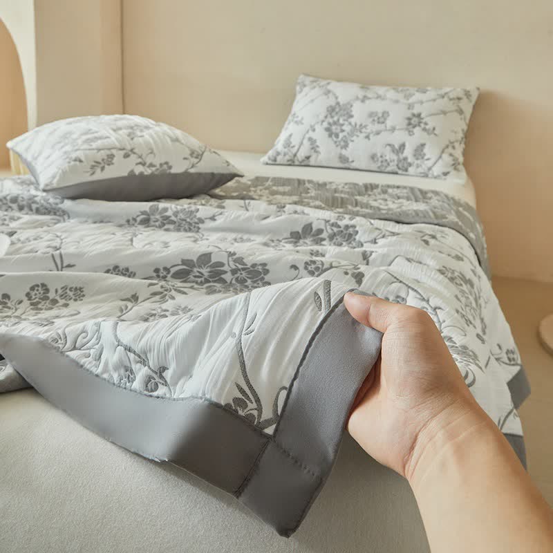 Ownkoti Branch & Floral Reversible Quilt Set - image 12