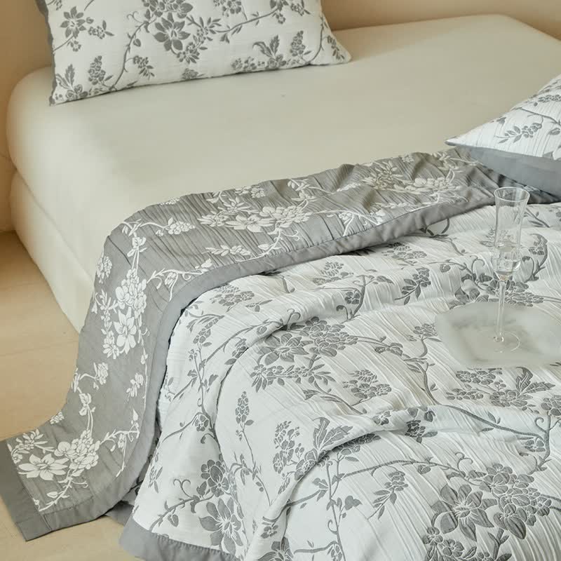Ownkoti Branch & Floral Reversible Quilt Set - image 14