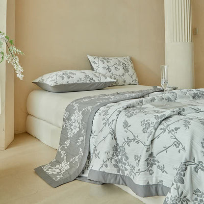 Ownkoti Branch & Floral Reversible Quilt Set - image 3
