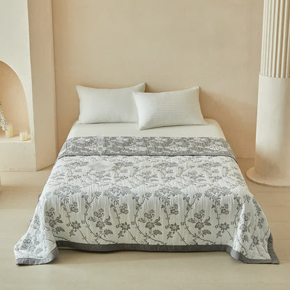Ownkoti Branch & Floral Reversible Quilt Set - image 5