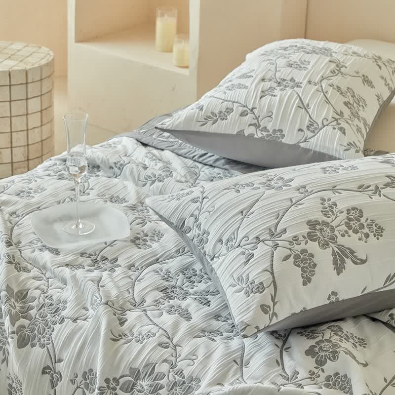 Ownkoti Branch & Floral Reversible Quilt Set - image 13
