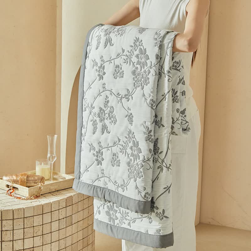Ownkoti Branch & Floral Reversible Quilt Set - image 9