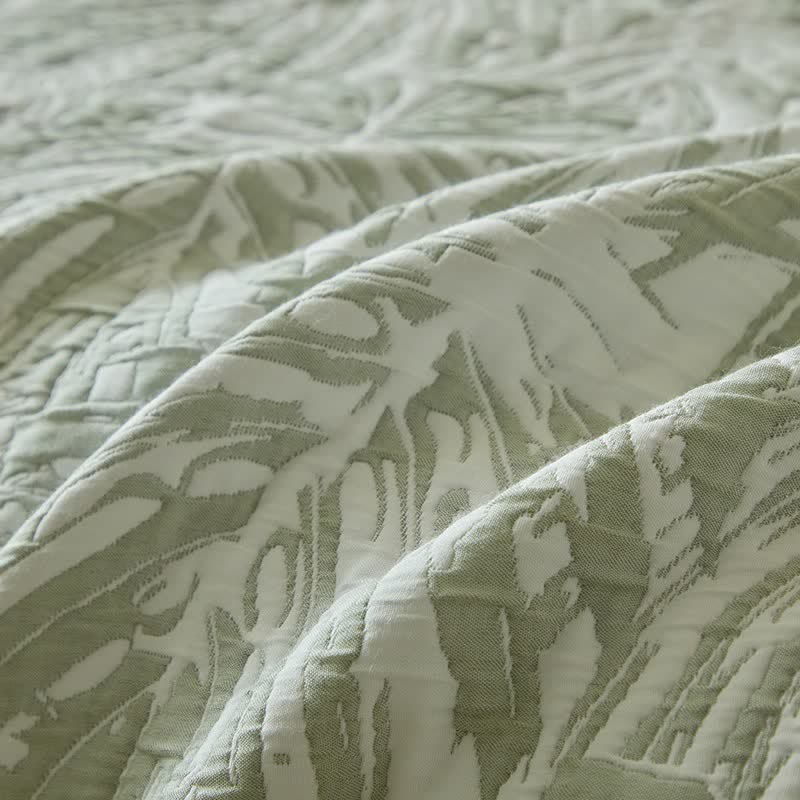 Ownkoti Tropical Palm Leaf Reversible Quilt Set - image 17