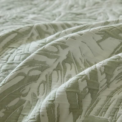 Ownkoti Tropical Palm Leaf Reversible Quilt Set - image 17