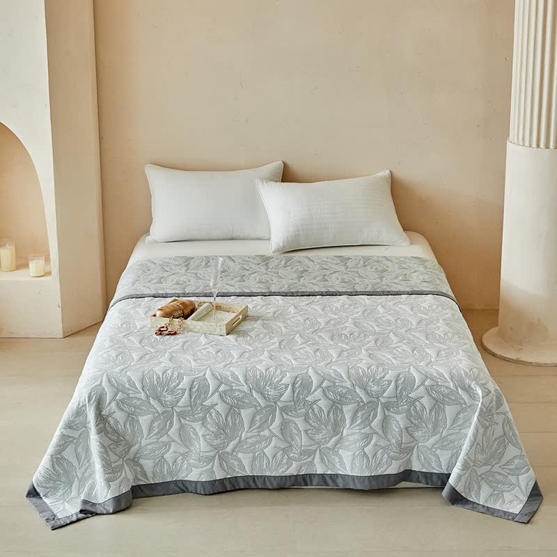Ownkoti Botanical Leaf Print Quilt Set - image 8