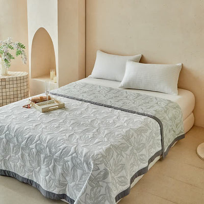 Ownkoti Botanical Leaf Print Quilt Set - image 9