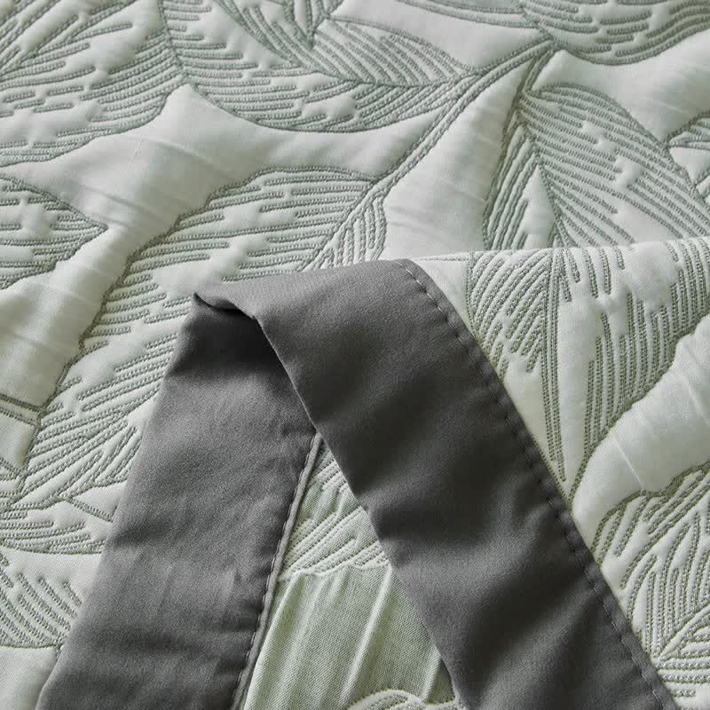 Ownkoti Botanical Leaf Print Quilt Set - image 20