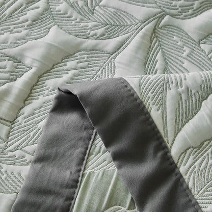 Ownkoti Botanical Leaf Print Quilt Set - image 20