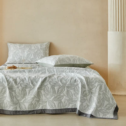 Ownkoti Botanical Leaf Print Quilt Set - image 5