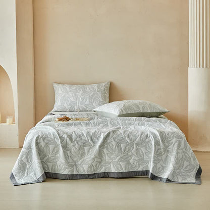 Ownkoti Botanical Leaf Print Quilt Set - image 1
