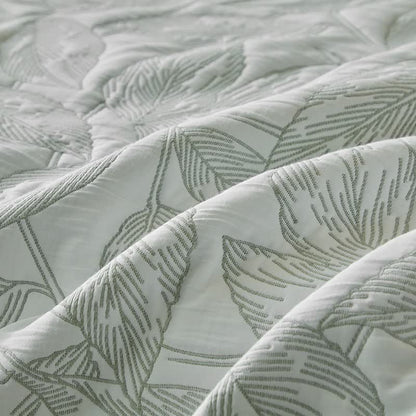 Ownkoti Botanical Leaf Print Quilt Set - image 19