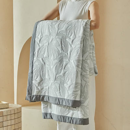Ownkoti Botanical Leaf Print Quilt Set - image 12