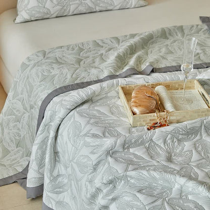 Ownkoti Botanical Leaf Print Quilt Set - image 17