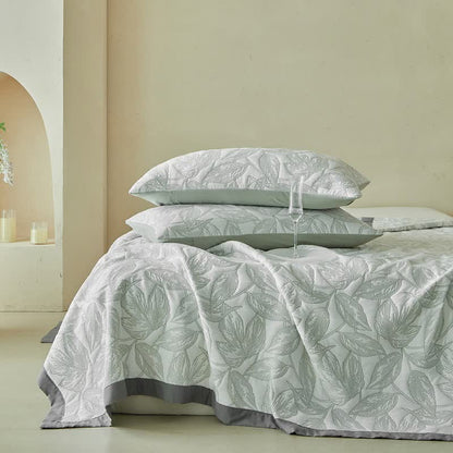 Ownkoti Botanical Leaf Print Quilt Set - image 7