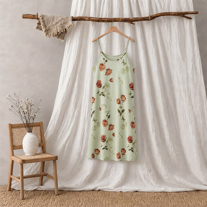 Ownkoti Elegant Rose Sleeveless Women's Nightdress - image 3
