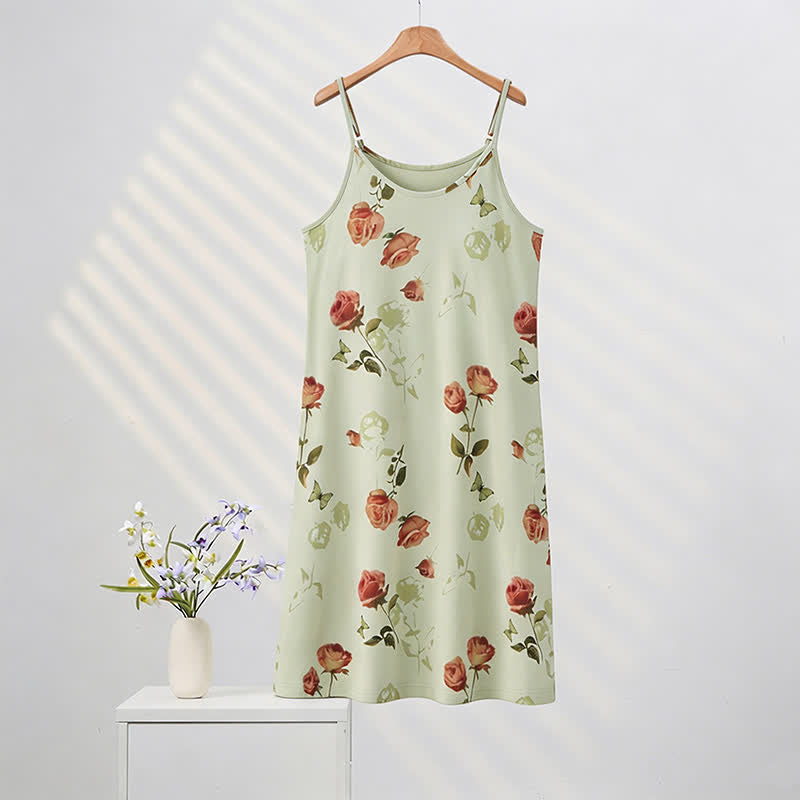 Ownkoti Elegant Rose Sleeveless Women's Nightdress - image 2