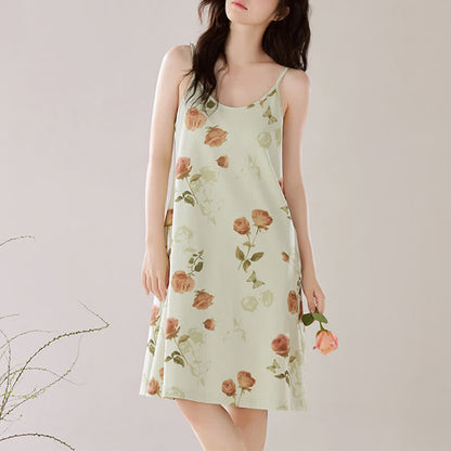 Ownkoti Elegant Rose Sleeveless Women's Nightdress - image 4