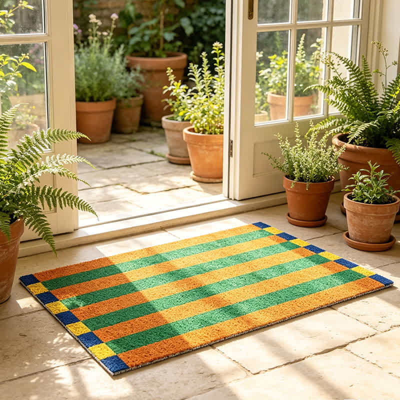 Ownkoti Modern Striped Decorative Entryway Rug - image 1