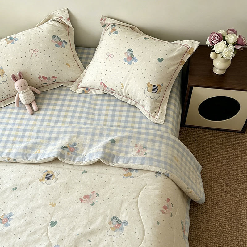 Ownkoti Pure Cotton Whimsical Print Bedding Set - image 1
