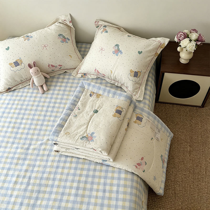 Ownkoti Pure Cotton Whimsical Print Bedding Set - Colorful - Queen - Bedding Set - image 0