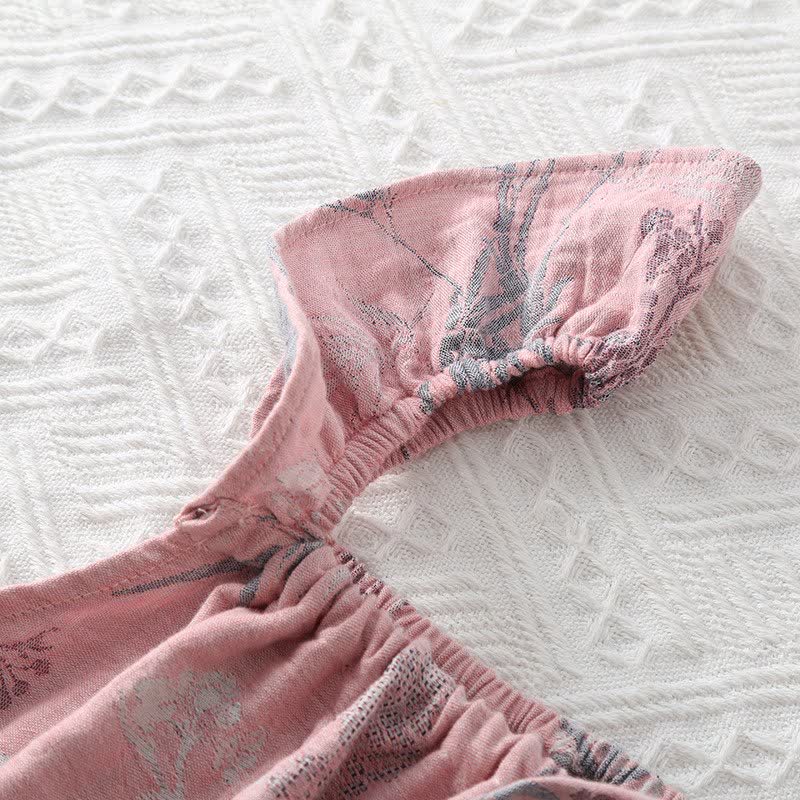 Ownkoti Bamboo Ruffled Strap Cotton Cami Nightgown - image 3