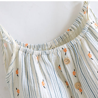 Ownkoti Sweet Floral Cotton Ruffle Cami Nightdress - image 5