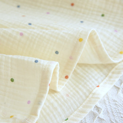 Ownkoti Rainbow Dot Cotton Gauze Lounge Dress - image 9