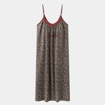 Ownkoti Leopard Print Cotton Night Dress - image 8
