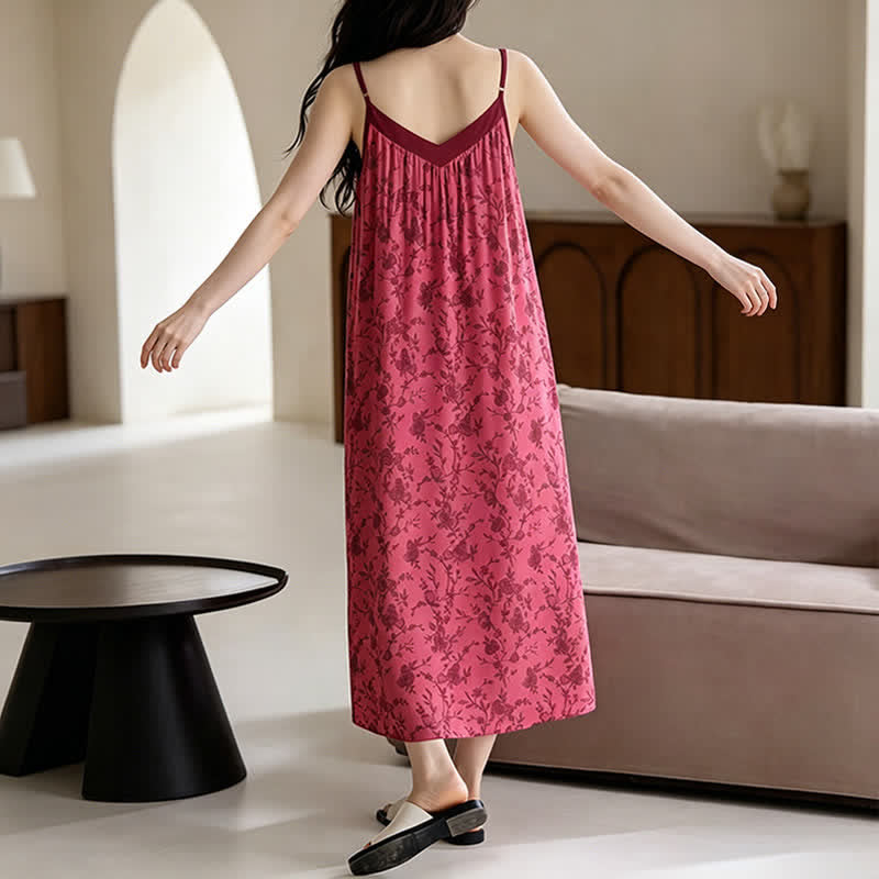 Ownkoti Rose Vine & Floral Cotton House Dress - image 3